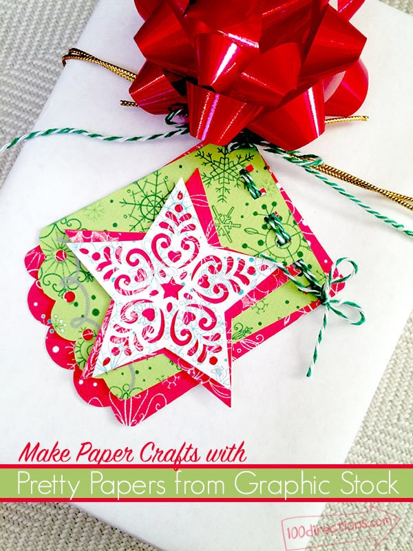 Graphic Stock Art with Cricut Paper Projects