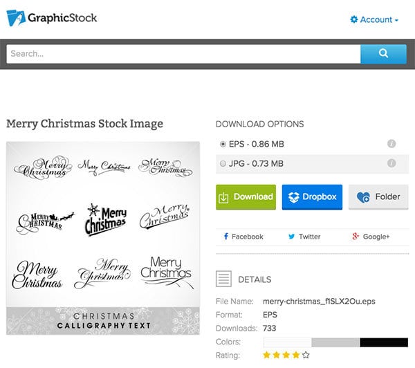 Select an image on GraphicStock and download directly