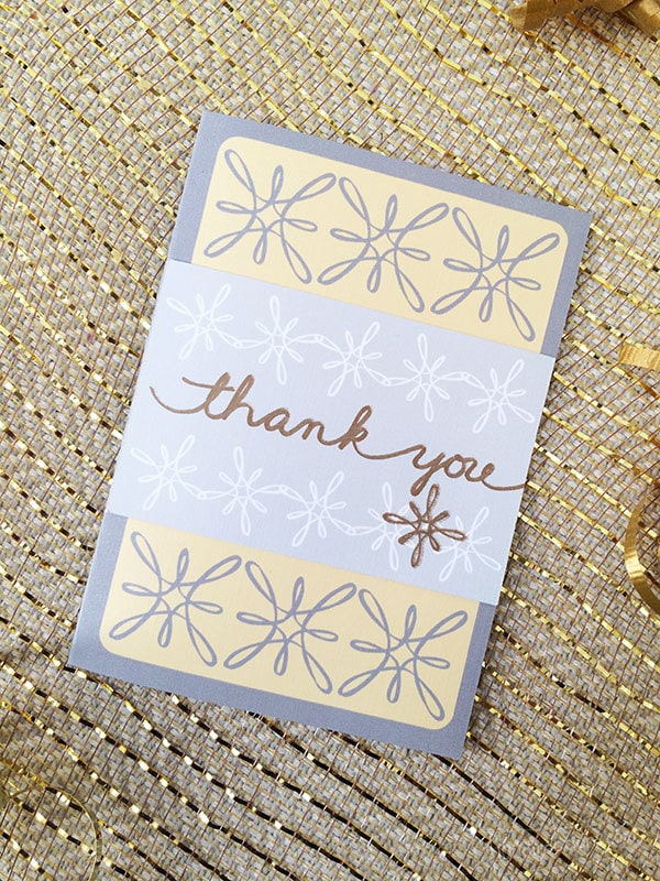 DIY Thank You Card