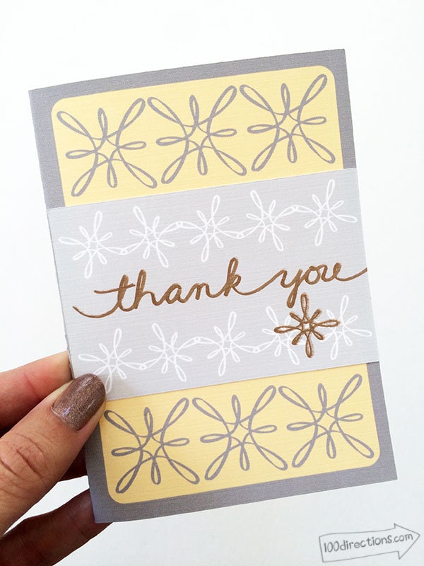 DIY Thank You Card