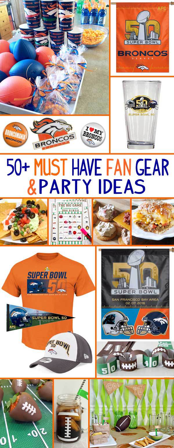 50 Must have Denver Bronco Fan Gear and Party Ideas