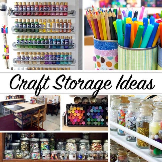 Craft storage ideas and a craft room tour