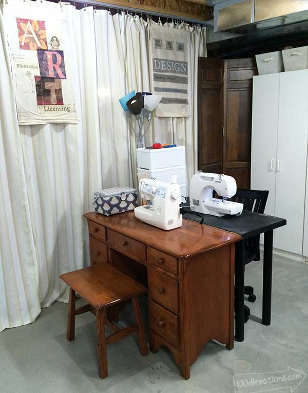 Sewing tables in my craft room