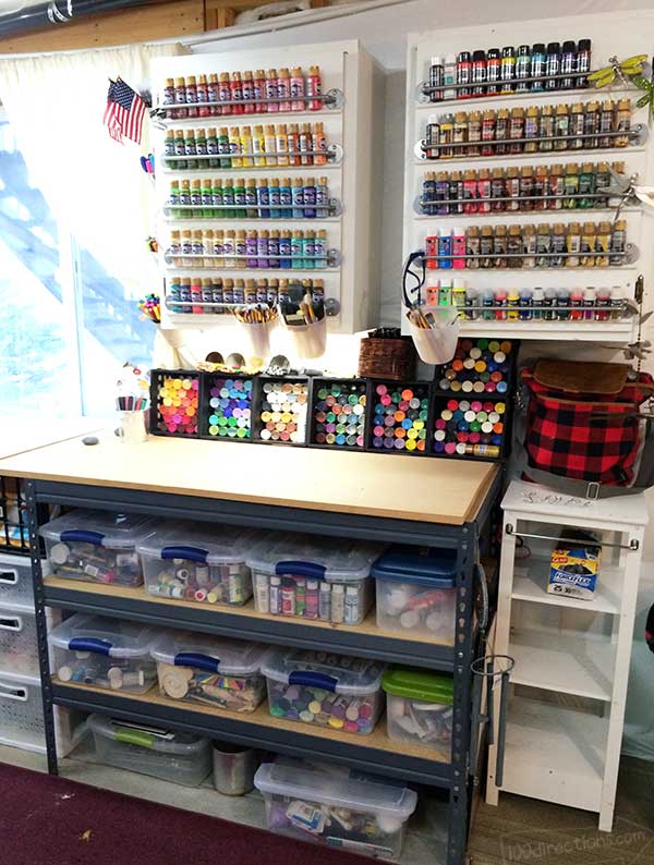 Organized craft paint