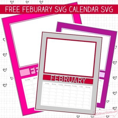 February SVG Calendar kit by Jen Goode