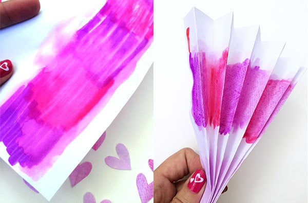 Color and fold the paper - or use colored paper
