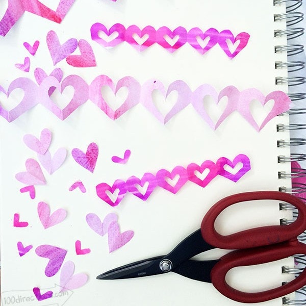 Paper Cut Out Hearts