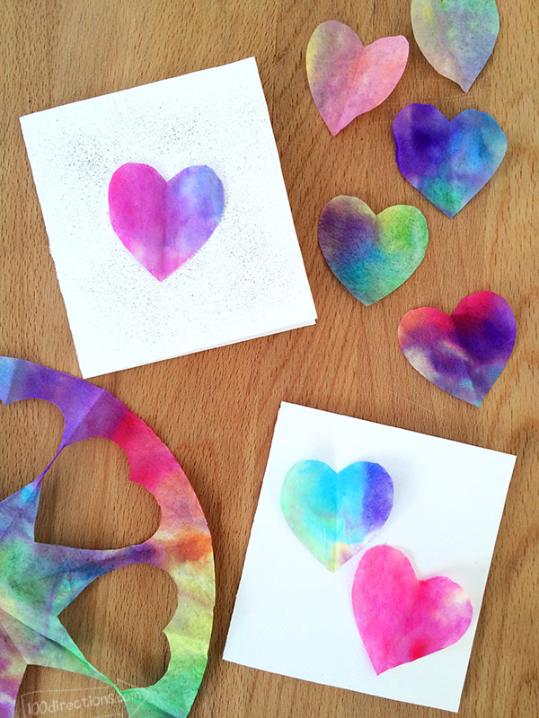 Quick and Easy Watercolor heart art