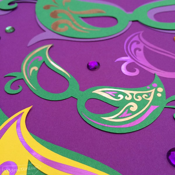 Use foil adhesive to add sparkle to your Cricut projects