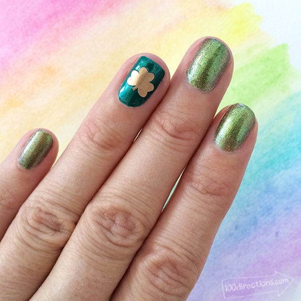 Shamrock Nail art