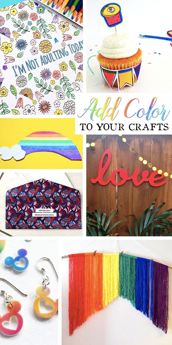 Colorful craft ideas