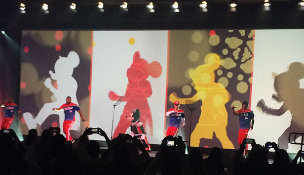 Mickey Dancing - awesome intro to the day