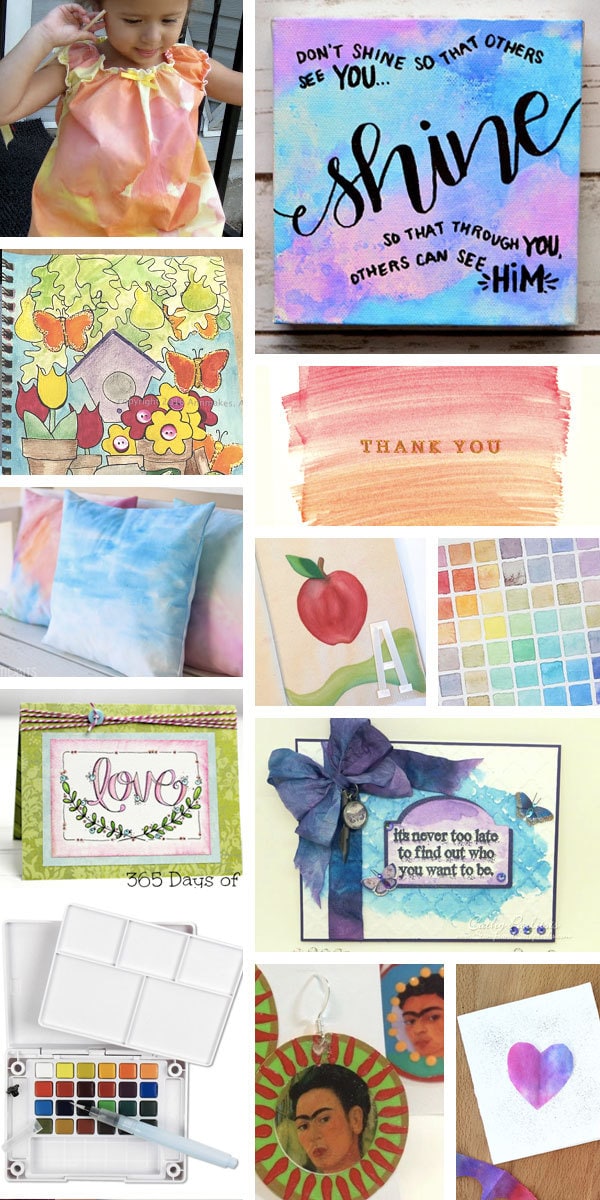 Watercolor Crafts you can make