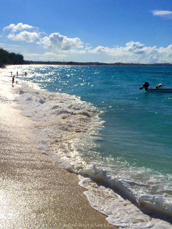 Along the Beach at Beaches Resort in Turks & Caicos