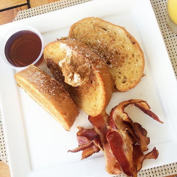 Breakfast by the beach at Beaches Resort in Turks & Caicos