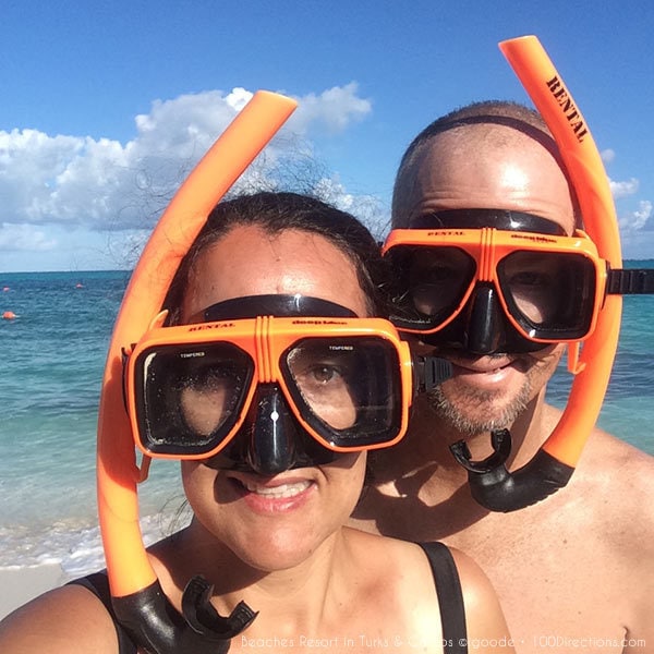 Snorkling at Beaches Resort in Turks & Caicos