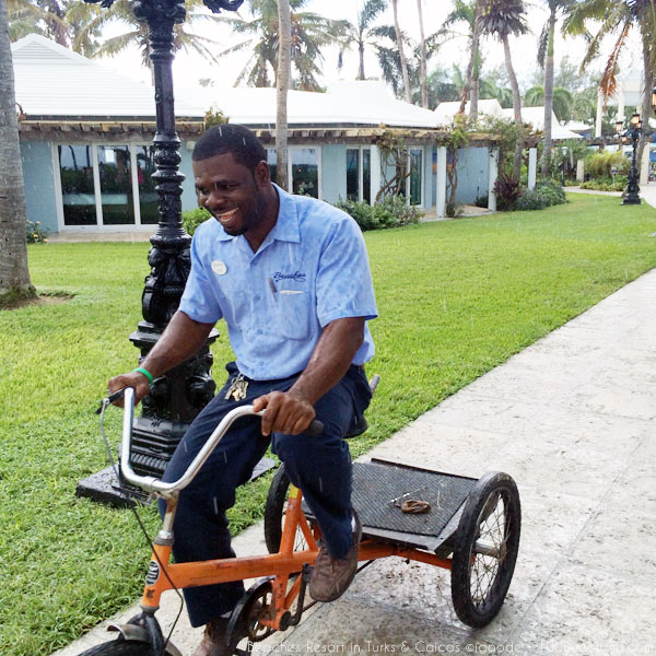 The staff always seems so happy at Beaches Resort in Turks & Caicos