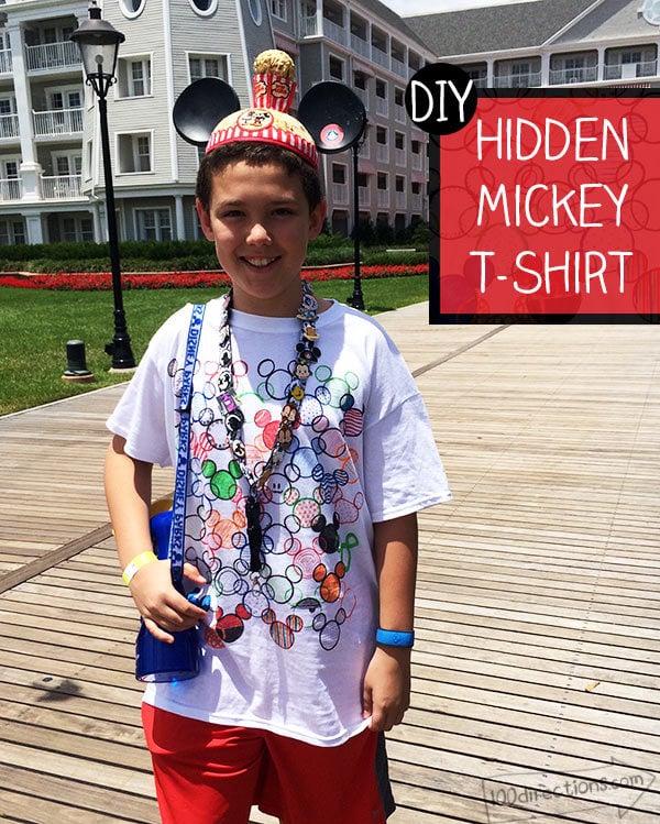 Hidden Mickey T-shirt DIY