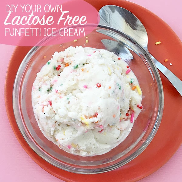 Lactose Free Funfetti Ice Cream