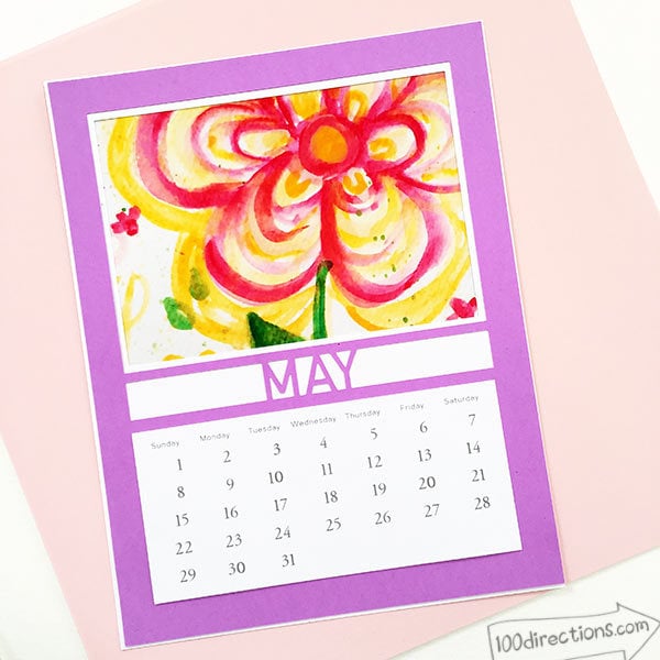 Download your own copy of this SVG calendar for May designed by Jen Goode