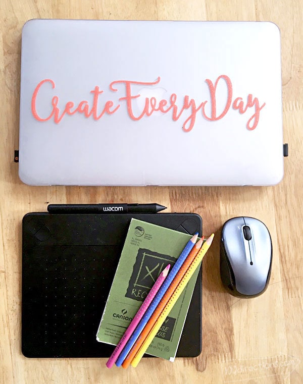 Create Every Day Word art cut file for Cricut