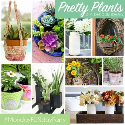 Monday Funday Party - Pretty Plant Decor Ideas