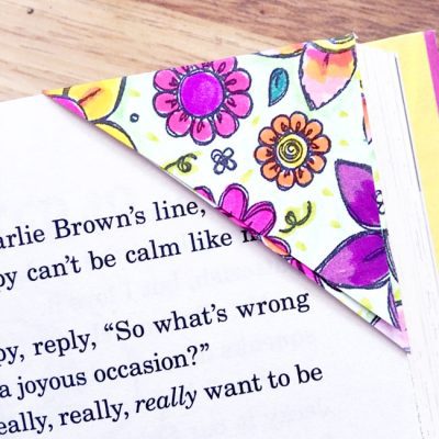 Make your own paper bookmarks