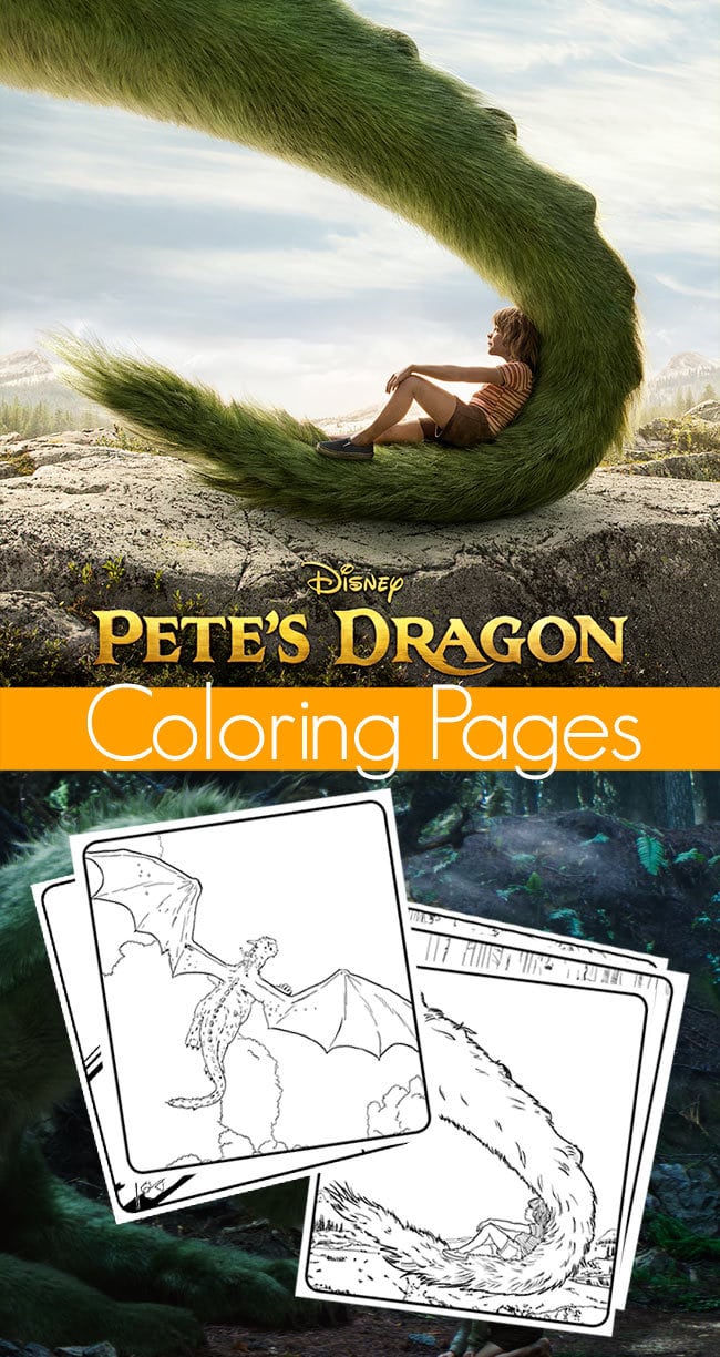 Pete's Dragon coloring pages