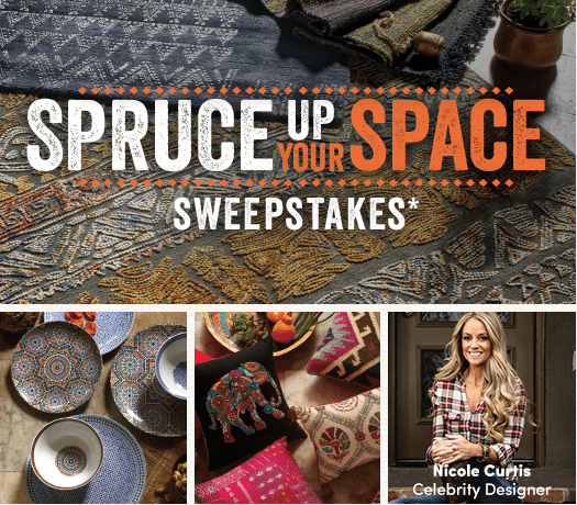 Cost Plus World Market Spruce Up Your Space Sweepstakes