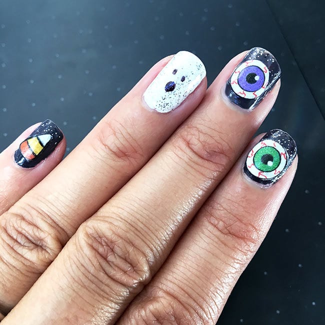 Quick Halloween Nail Art - 100 Directions Quick Halloween Nail Art - 100 Directions