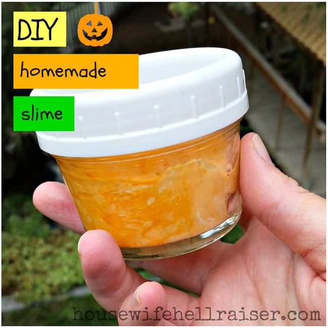 Homemade Halloween Slime