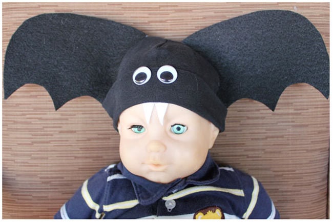 New Sew Bat Baby Hat