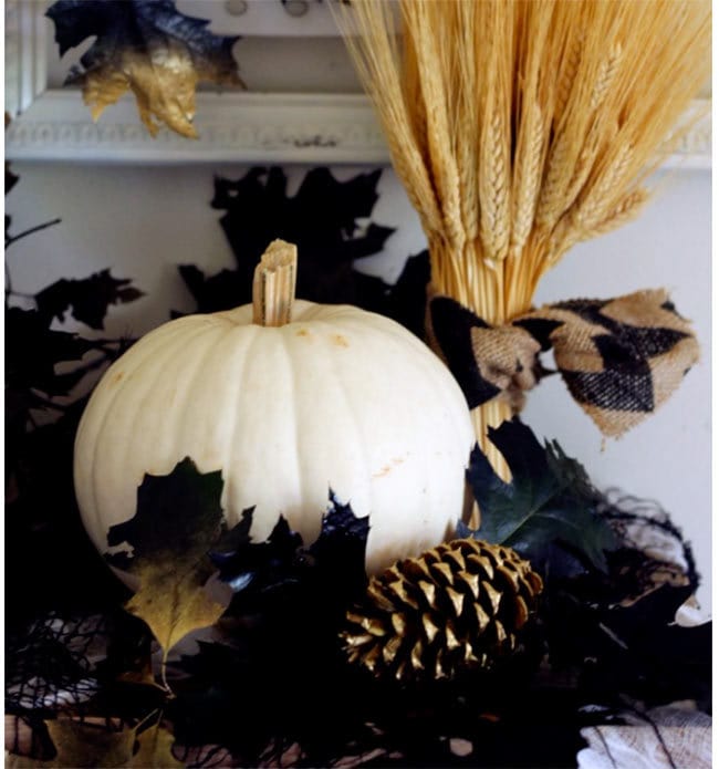 Sticks and Leaves Halloween Decor