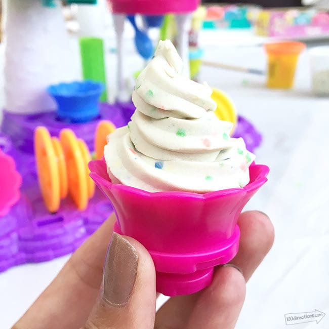 Cute confetti Play-Doh