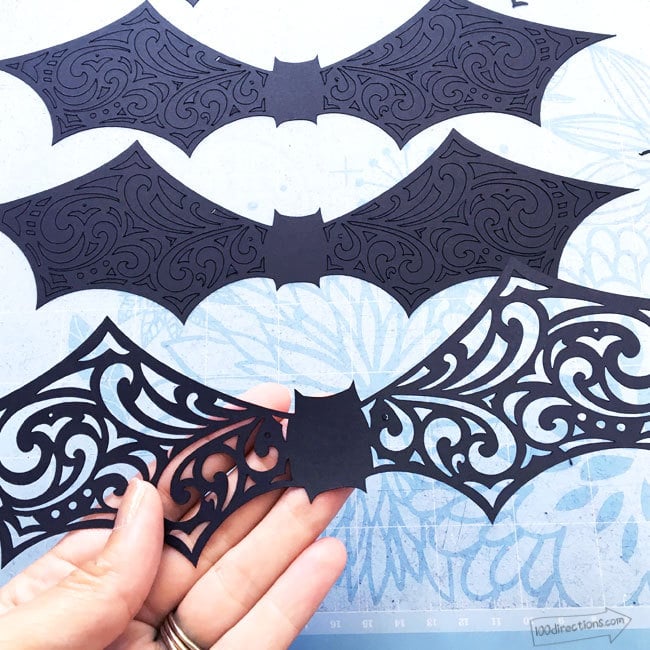 Cut fancy bats with your Cricut