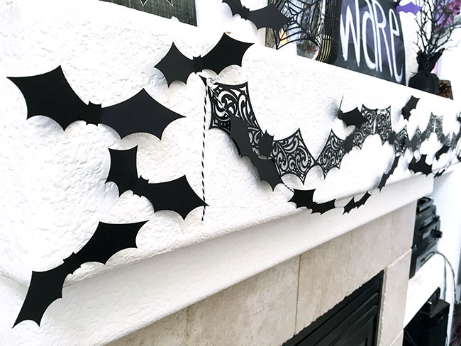 bat-gBat decor for Halloween