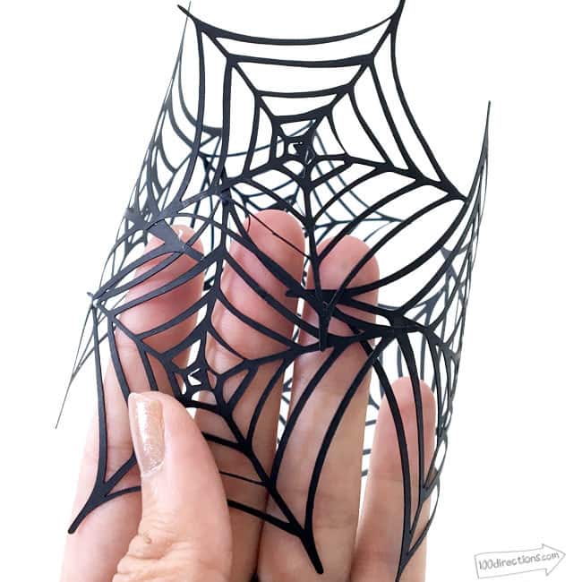 DIY Spiderweb Luminary