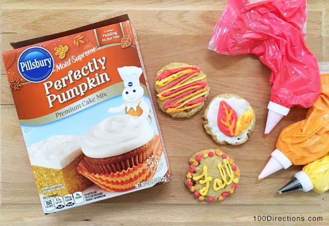 Easy Pumpkin Spice Cake Mix Cookies with Pillsbury™
