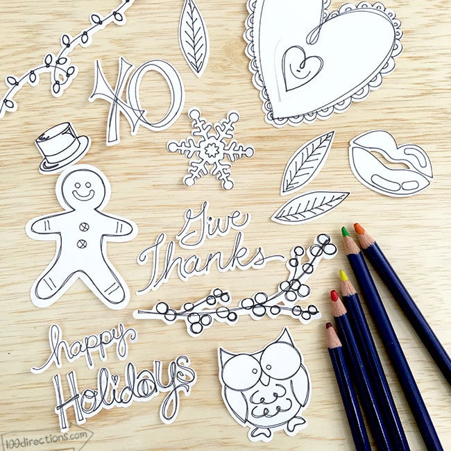 Holiday Sampler - Cricut Design set by Jen Goode - 100 Directions