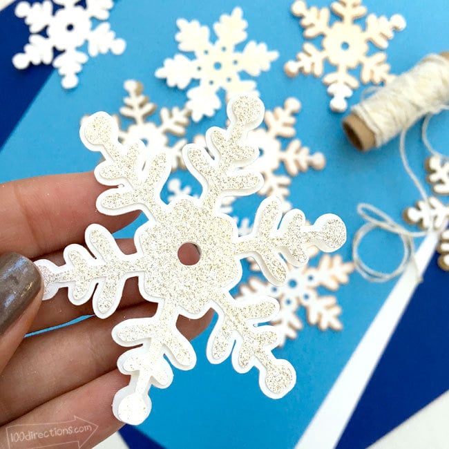 Make your own pretty paper snowflakes