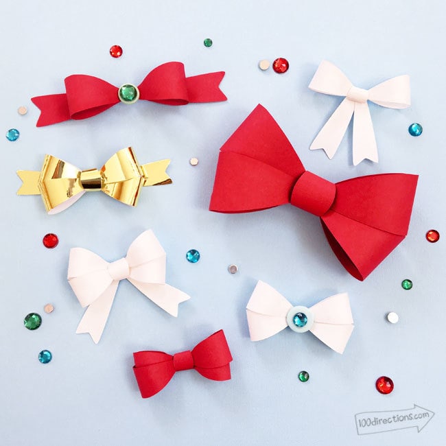 Make a whole bunch of bows or just one