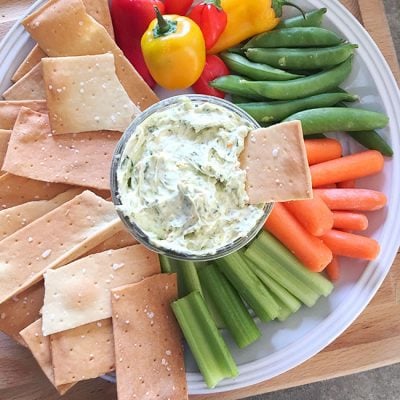 Easy Cream Cheese Veggie Dip