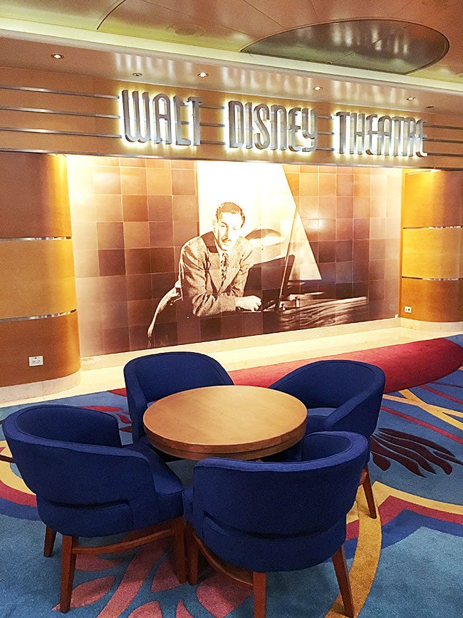 Walt Disney Theater on Disney Wonder Cruise