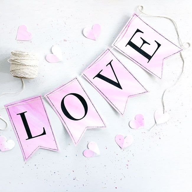 Easy DIY Love Banner