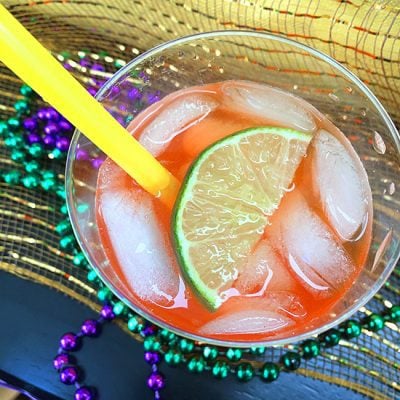 Add a lime to your Hurricane mocktails for extra fun