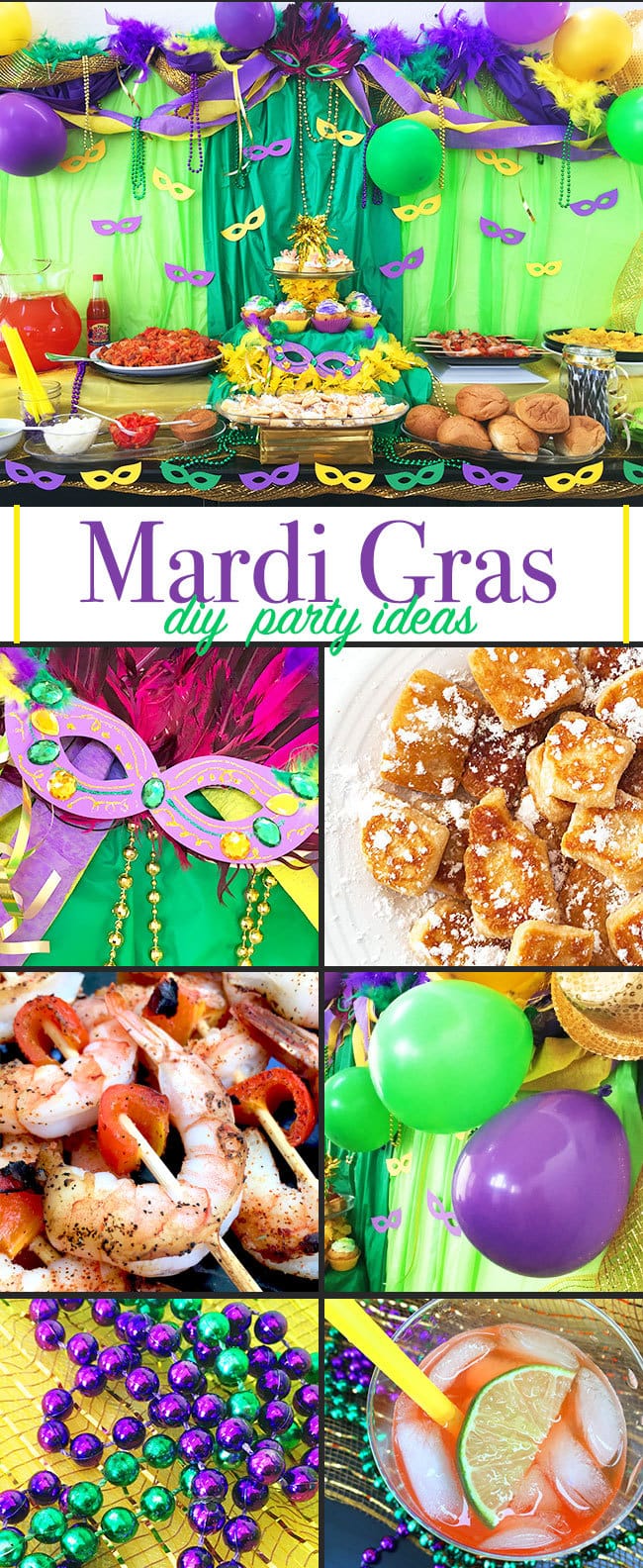 Mardi Gras party ideas you can make yourself