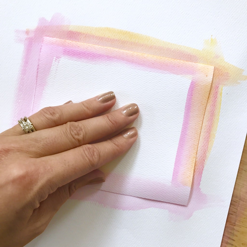 Add a second color to Make a watercolor blend