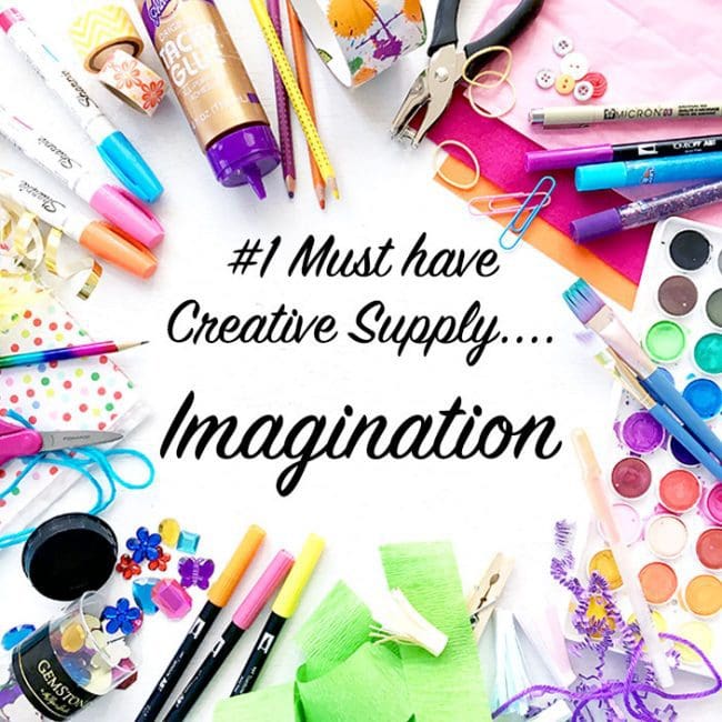 Imagination - #1 must have craft supply - read the whole list by Jen Goode