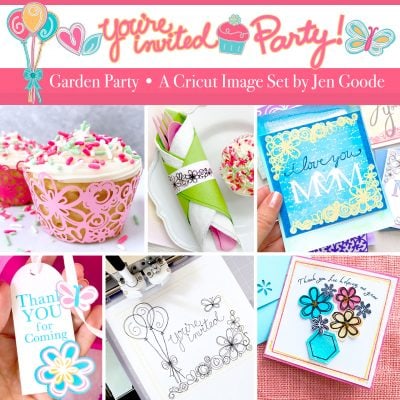 Garden Party - a Cricut image set designed by Jen Goode - get it at Cricut.com