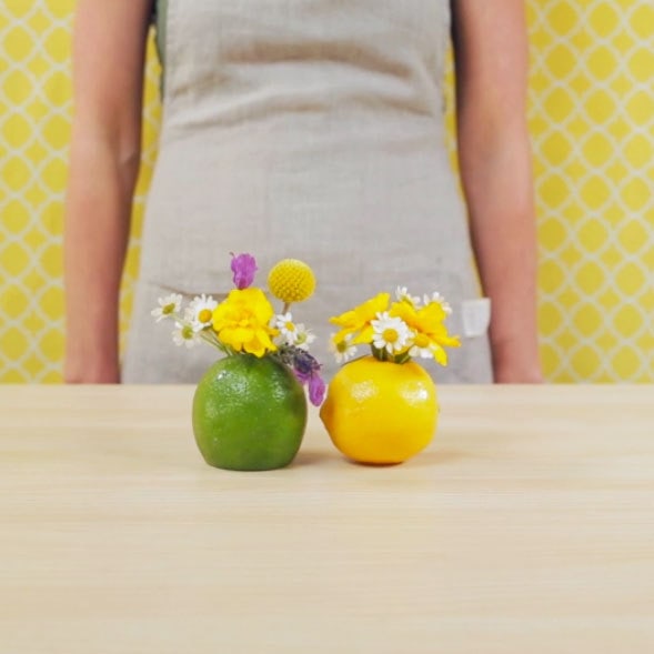 Easy citrus centerpieces